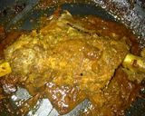 A picture of step 2 of Chatpati raan.