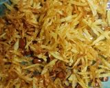 A picture of step 9 of Bengali Juri Aloo Bhaja.