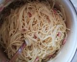 Carbonara gyorsan virslivel recept fázis 4 fotója