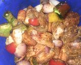 A picture of step 1 of Chicken kebab.