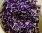A picture of step 1 of Purple Chinese Cabbage Cheese Sandwich.