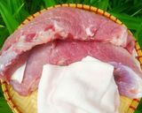 Hình bước làm 1 của món Nem Nắm Giao Thủy