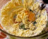 A picture of step 6 of Mango Frangipane Tart | Gorgeous Orange Yellow Tart.