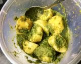 A picture of step 1 of Haryana Aloo Chutney Pulao.