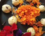 A picture of step 1 of Orange sandesh quick and instant for navratri fasting.