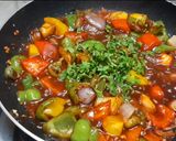 A picture of step 8 of MINT Chilli GARLIC MUSHROOM.