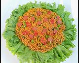 Foto langkah ke 10 dari resep Pizza Mie / Omlet Mie.
