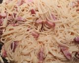 Pas rețetă Paste Carbonara 4 fotografie