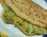 Foto del paso 4 de la receta: Tortita crepe de aguacate y jamón serrano