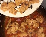A picture of step 6 of Gobhi Munchorian with Zeera Rice.