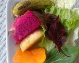 Foto langkah ke 1 dari resep Smoothies pelangi sehat jus blender rainbow warna warni.