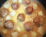 Foto del paso 4 de la receta: Albóndigas de pollo con garbanzos en salsa