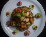 A picture of step 7 of Paneer veg mix sprouts.