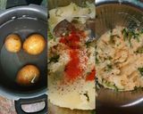 A picture of step 5 of Panipuri.