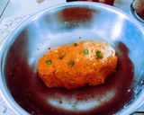 A picture of step 2 of Left over Khichdi and crispy Tasty nuggets.