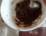 A picture of step 3 of Choco lava cake.