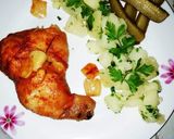 Egész csirkecombfilé petrezselymes burgonyával recept fázis 5 fotója