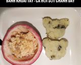 Hình bước làm 4 của món Ăn dặm cho bé: Bánh khoai tây - cá hồi sốt chanh dây