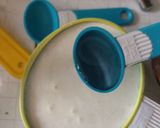 A picture of step 2 of Eggless pancakes.