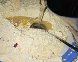 A picture of step 2 of Brinjal Pakora.