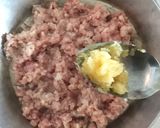 Foto langkah ke 1 dari resep Tim Daging Babi Giling (non halal), bisa diganti dg daging ayam giling.