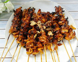 Foto langkah ke 4 dari resep Sate Jamur Tiram.