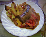 Foto del paso 11 de la receta: Chorizos a la pomarola en la plancheta ⚽