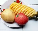 Foto langkah ke 1 dari resep 14. Rujak Buah/Pencok buah.