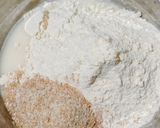Foto langkah ke 3 dari resep Garlic Cheese Rosemary Sourdough Bread.