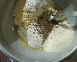 A picture of step 3 of Besan cookies.