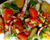 A picture of step 6 of My Marinated Chilli pork loin steaks with Red Pepper.#Mainmeal.