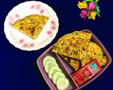 A picture of step 10 of Vegetable Omelette.