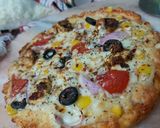 পনির টিক্কা পিজ্জা(paneer tikka pizza recipe in Bengali) রেসিপি ধাপ - 7 ছবি