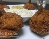 Foto del paso 5 de la receta: Bombones de pollo empanizados con salsa tártara