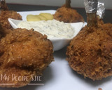 Foto del paso 5 de la receta: Bombones de pollo empanizados con salsa tártara