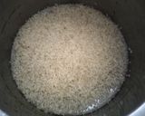 A picture of step 1 of Kerala fried coconut rice.