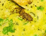 A picture of step 3 of Creamy rich green gravy for koftas.