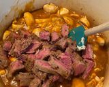 A picture of step 1 of Florence’s Beef Stroganoff.