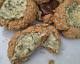 Foto del paso 4 de la receta: Galletitas Pepas de Avena y Harina Integral con Roquefort, Membrillo y Dulce de Leche