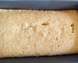 A picture of step 5 of Basbousa.