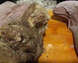A picture of step 2 of Beef Tongue in Roasted Salsa.