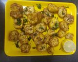 A picture of step 6 of Kela fry (banana fry).