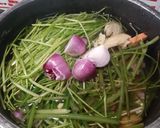 A picture of step 1 of Mutton Thukpa.