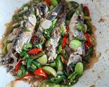 Foto langkah ke 7 dari resep Cue Kembung Cabe Ijo.