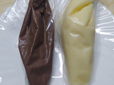 Rosca De Pascua Con Crema Pastelera de Vainilla y De Chocolate