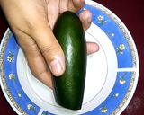 A picture of step 1 of Cucumber Yoghurt.
