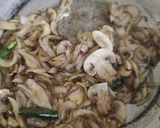 A picture of step 2 of Mushroom rice 🍄.