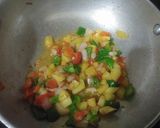 A picture of step 7 of Masala Macroni.