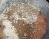 A picture of step 1 of Chicken chunks.