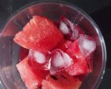 A picture of step 1 of Rosy cooler.